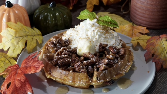 Pecan waffle